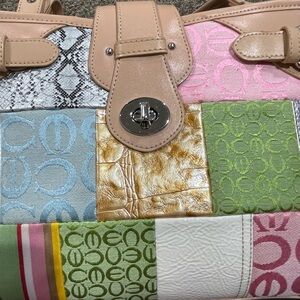 Colorful Patchwork Handbag